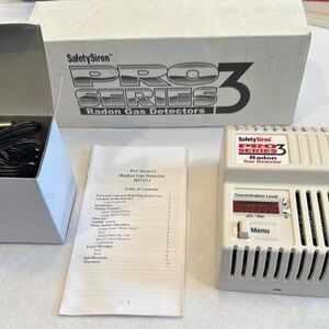 Safety Siren Pro Series 3 Radon Gas Detector